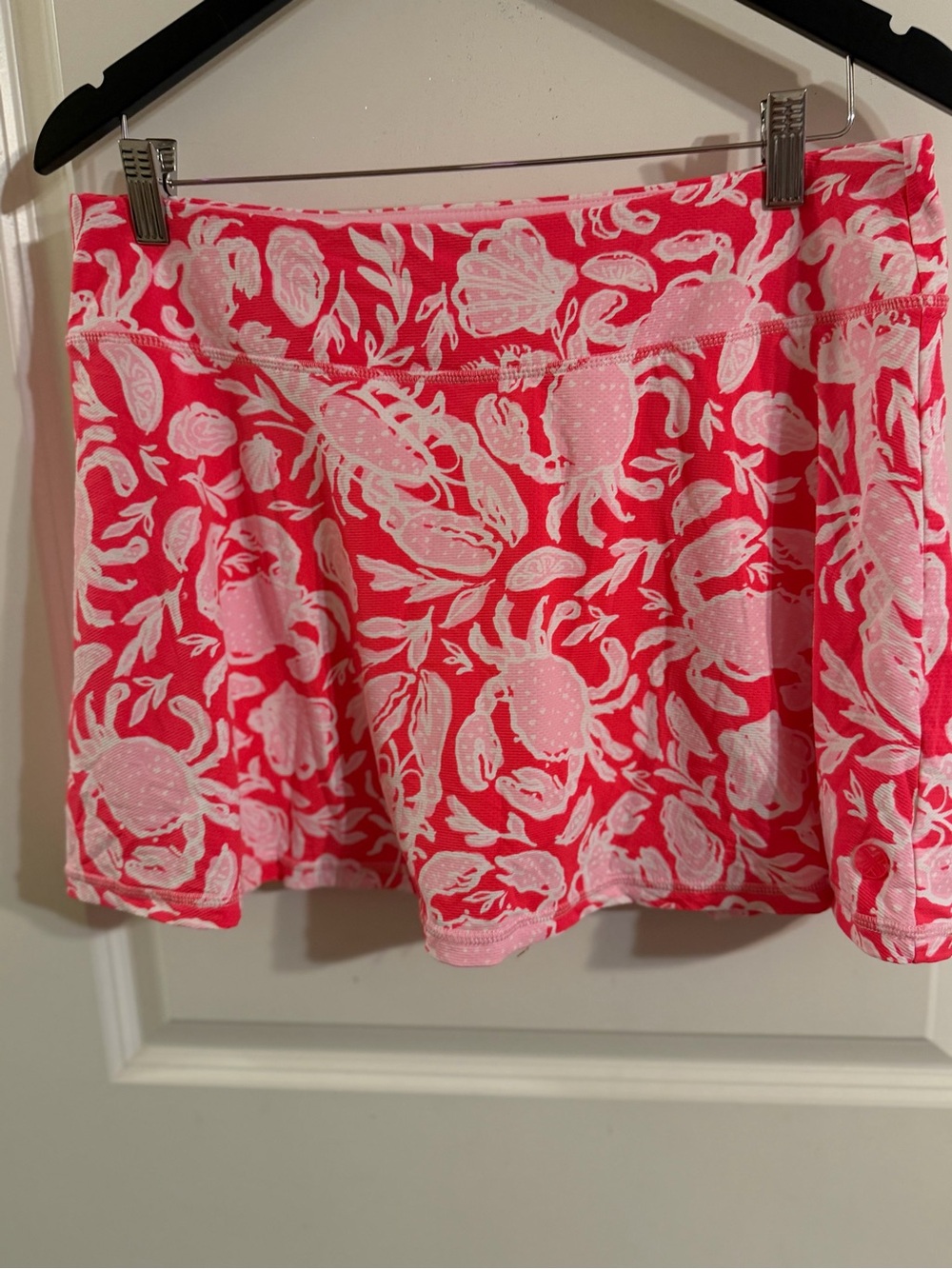 Lilly Pulitzer Luxletic UPF 50+ Aila Crab-Print Skirt Skort